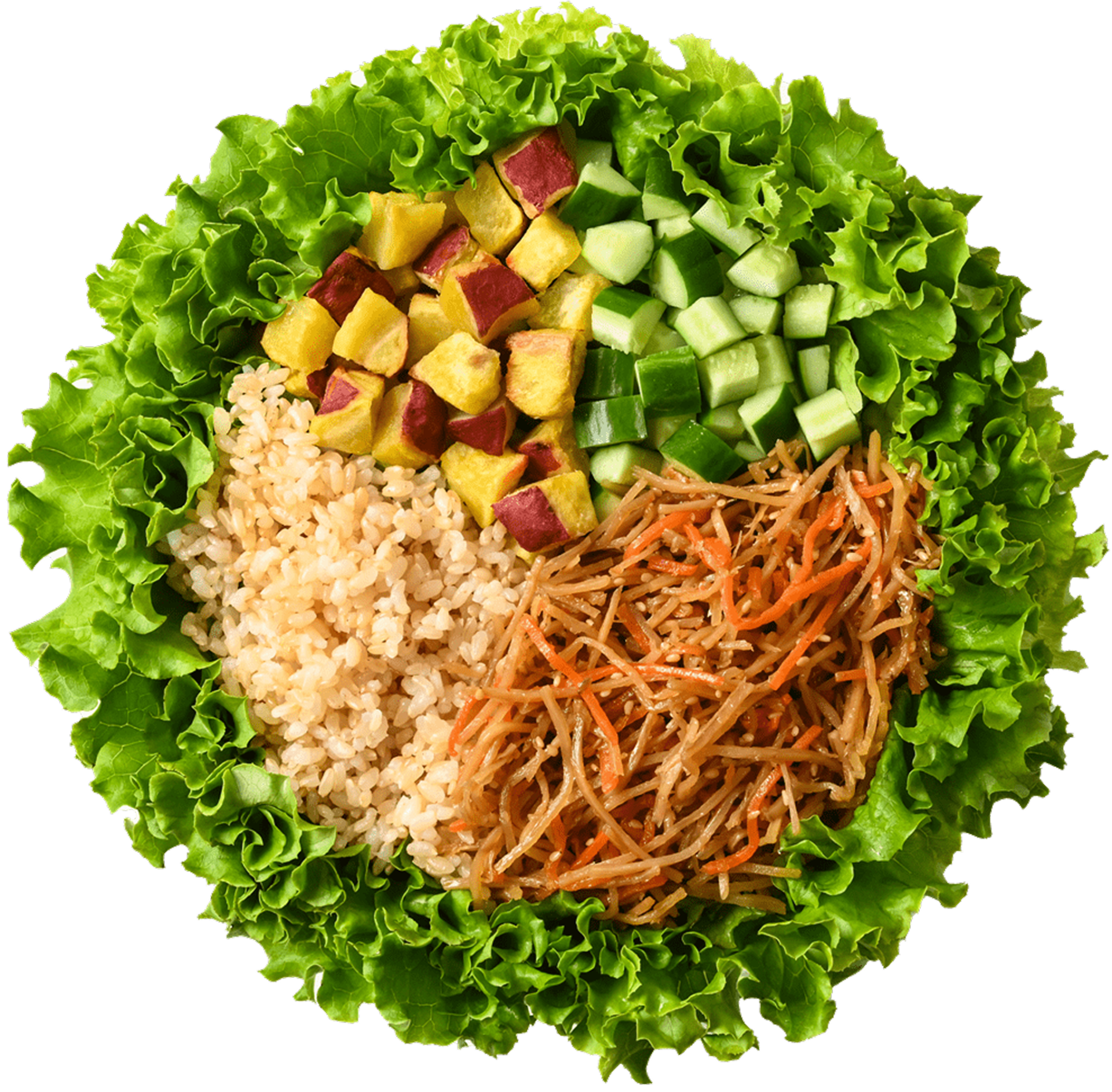 きんぴらのサラダボウル