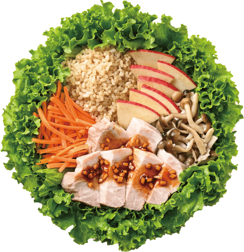 ローストポークのサラダボウル